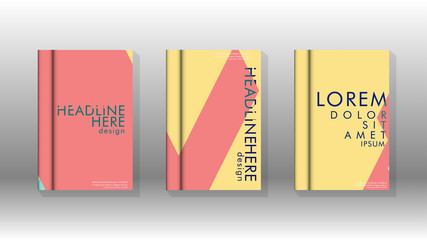 Background of abstract book cover layout. For brochures, magazines, vector templates, etc. Modern designs form geometric patterns in EPS 10