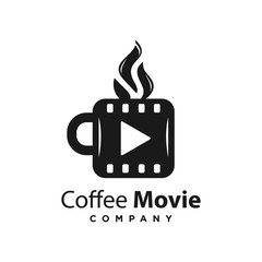 logo design coffee movie template
