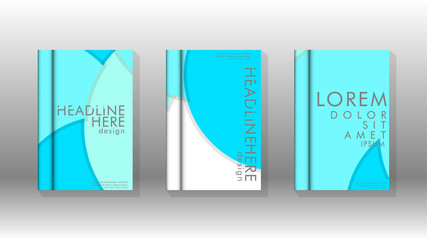 Abstract low circle shape background for corporate business annual report book cover brochure flyer poster. Eps10 vector template