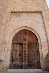 Fototapeta na wymiar old door of church