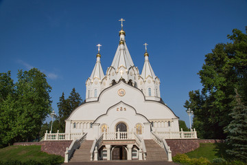 Church of the new Martyrs and Confessors of Russia (Resurrection) at the Butovo training ground near Moscow.