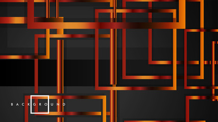 Vector Modern Abstract Squares Backgrounds . with a black and metal color gradient. eps 10 template