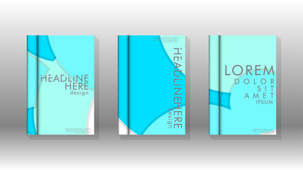 Abstract low circle shape background for corporate business annual report book cover brochure flyer poster. Eps10 vector template