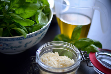 Zutaten für Pesto