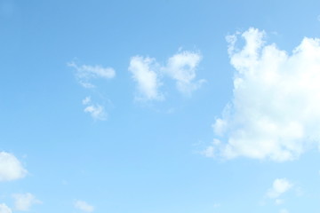 beautiful blue sky with cloud