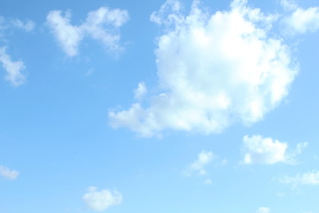beautiful blue sky with cloud