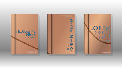 Cover book with a geometric design background