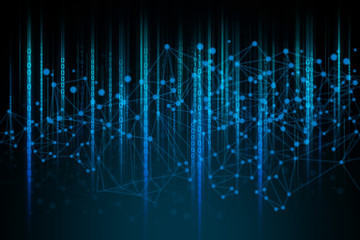 ai internet of thing, network background 3d illustration rendering, data deep learning, robotic science, neuron plexus futuristic, supercomputer, brain technology digital science