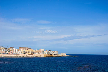 Fototapeta na wymiar seaside of Castello Maniace