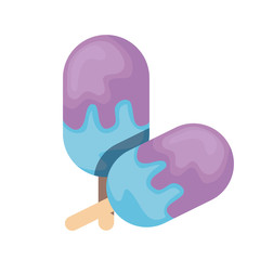 delicious ice creams in stick