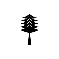 Tree icon. Narure park symbol