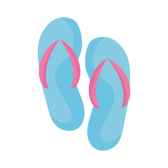 flip flops accessory isolated icon
