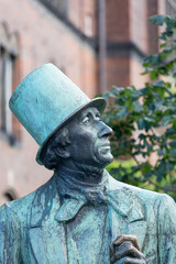 Hans Christian Andersen statue, Copenhagen, Denmark