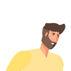 Isolated man design vector ilustration