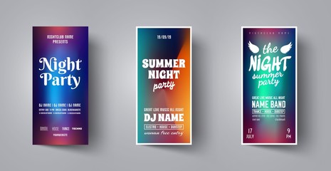 Party flyer,poster template.Abstract background design banner for music night club,disco club,dance event,invitation,dj card,holiday,celebration,entertainment,show,concert.Modern vector illustration.