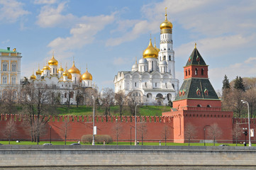 Fototapeta na wymiar Russia, Moscow, The Annunciation Cathedral, Moscow, Kremlin.