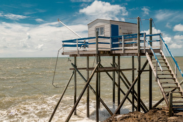 fisherman cottage at atlantic france