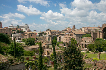 Fototapeta na wymiar Rom, Forum Romanum