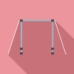 Horizontal bar icon. Flat illustration of horizontal bar vector icon for web design