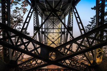 Under Deception Pass Bridge, Whidbey Island