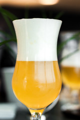 verre de bière estival