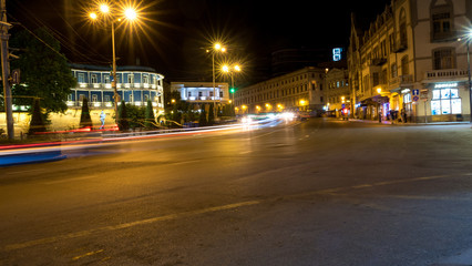 Naklejka na ściany i meble night Tbilisi in all its glory