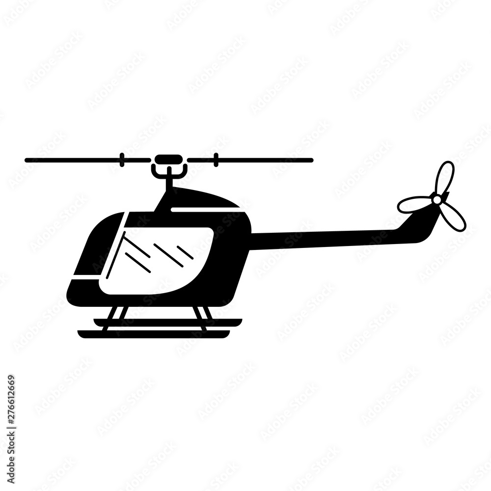 Poster rc helicopter icon. simple illustration of rc helicopter vector icon for web design isolated on whit