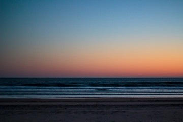 Sunset on the beach