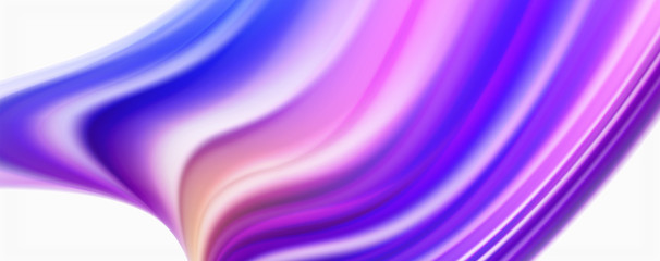 Color flowing waves, liquid conceptual abstract background