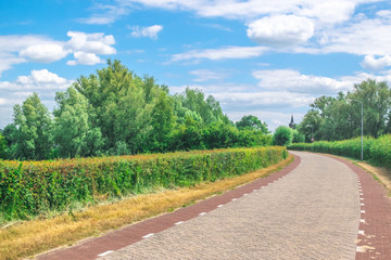 A street in the dutch village Ooij