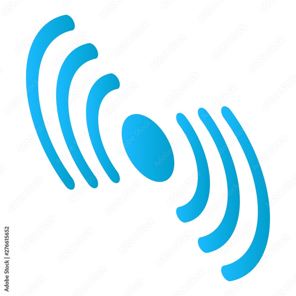 Poster wifi signal icon. isometric of wifi signal vector icon for web design isolated on white background