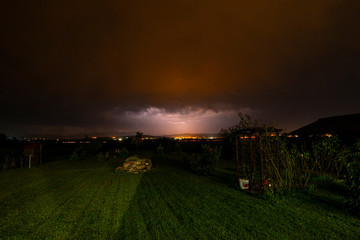 Fototapeta na wymiar Night storm