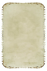 Old Paper Texture Isolated Photo