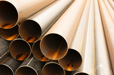 Iron building pipes for sewage and plumbing