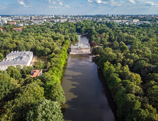 Warszawa - Pałac na wodzie w Łazienkach Królewskich
