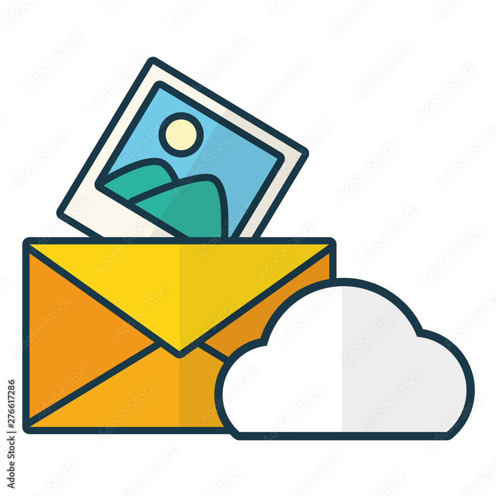 Poster cloud computing send email picture