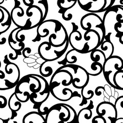 seamless pattern in the classical style