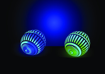 Vector of futuristic background template. Beauty and elegant with circle shape. 3d technology background ilustration. Eps 10.