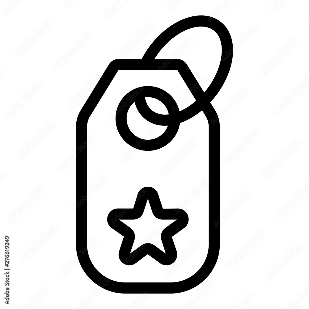 Poster key trinket icon. outline key trinket vector icon for web design isolated on white background