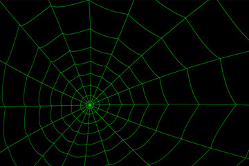 concentric white web on a gray background