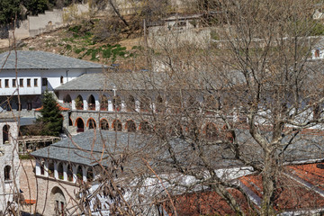 Obraz premium Medieval Holy Monastery of Holy Mary Eikosifoinissa, Greece