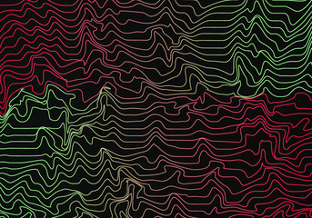 Vector of futuristic abstract backgound template with wavy line. Colorful. Eps 10.
