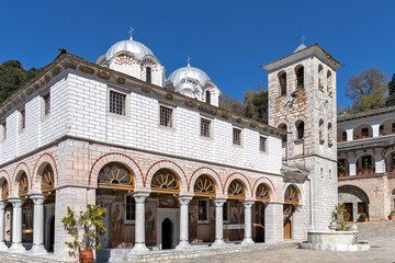 Obraz premium Medieval Holy Monastery of Holy Mary Eikosifoinissa, Greece