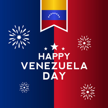 Venezuela Independence Day Vector Design Template