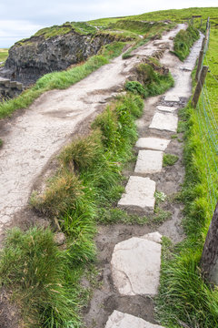 Walking Path at the Cliffs of Moher