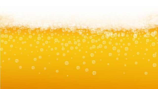 Splash beer. Background for craft lager. Oktoberfest foam.