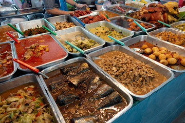Thailand street food. in rayong