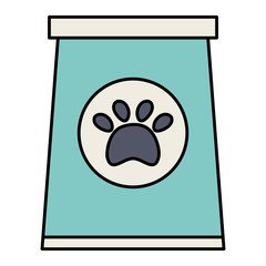 pet food bag product icon