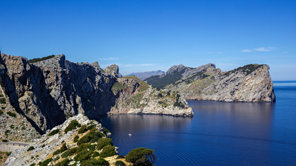 Obraz premium Scenic views of the famous Cape Formentor, Mallorca