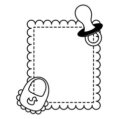 girl decoration baby shower card